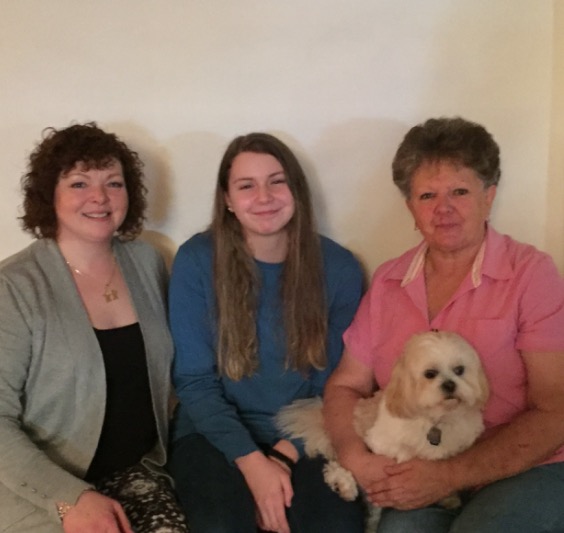 Christine Rose, Chloe Carney, and JoAnne Shaffer