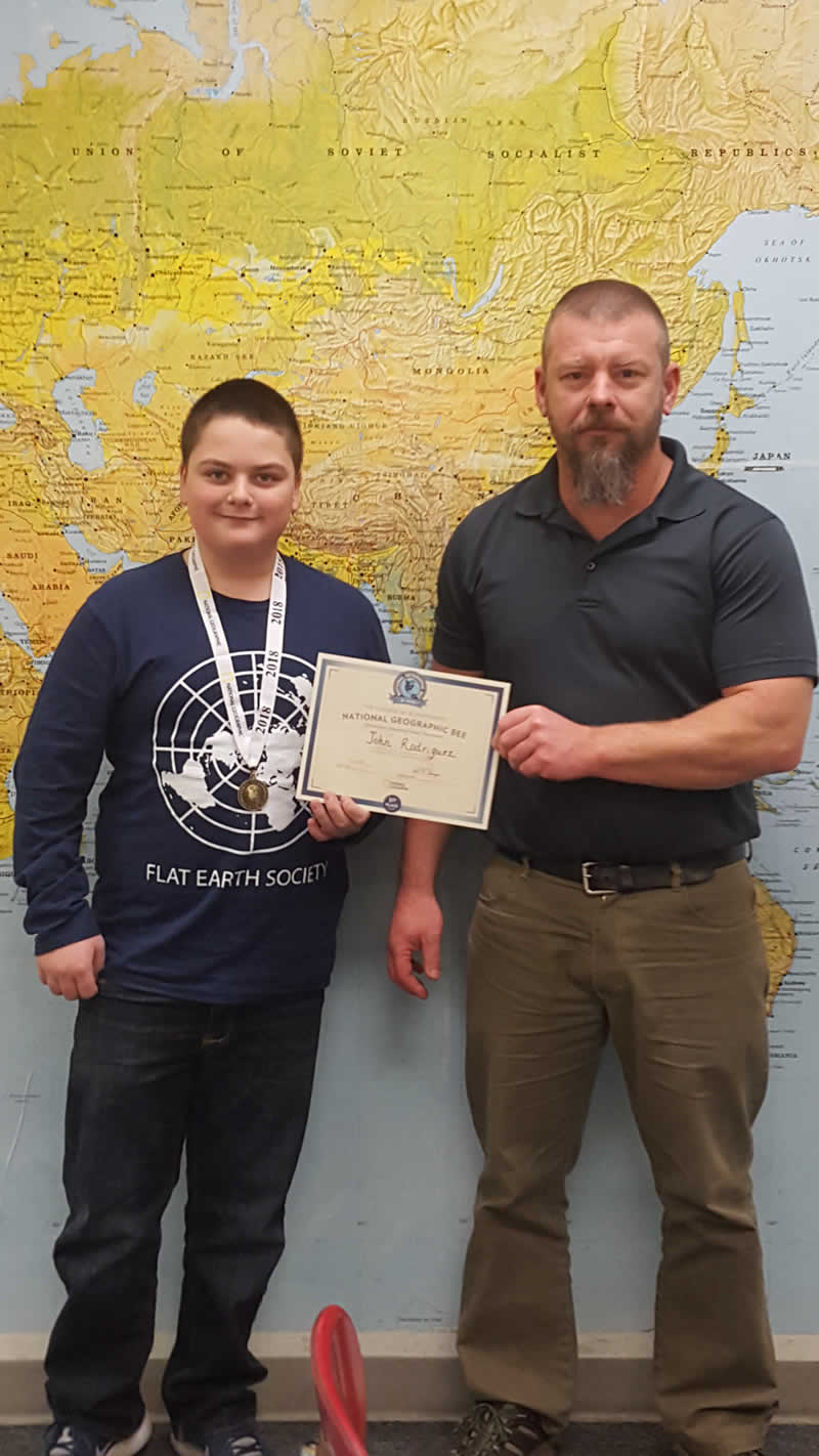 John Rodriguez Geography Bee Winner